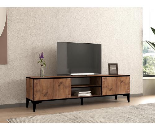 TV laud Begi - Atlantic Pine, Black