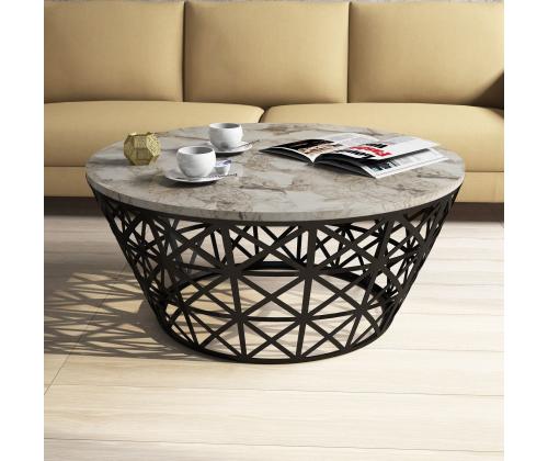 Kohvilaud Stil - White Marble