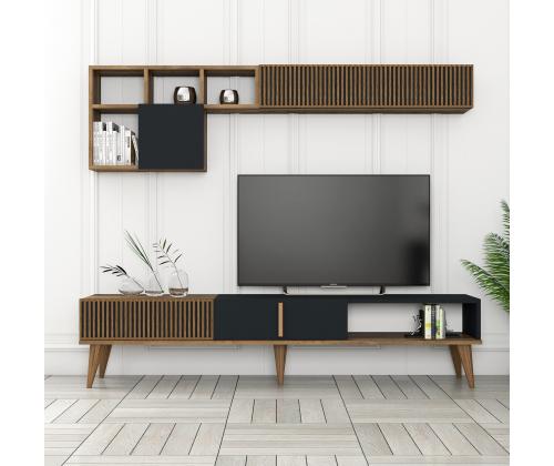 TV laud Milan TV - Walnut, Anthracite