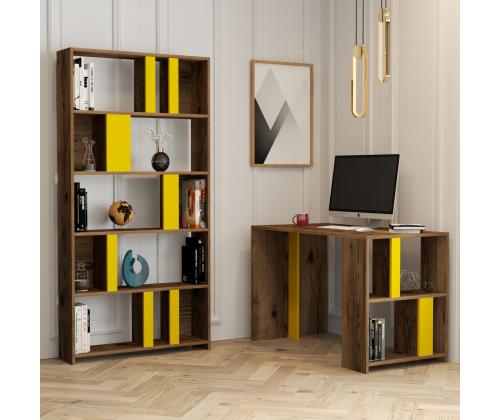 Lima - Walnut, Yellow