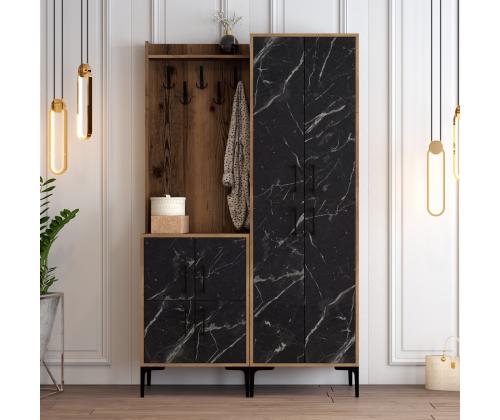 Berlin BA - Walnut, Black Marble