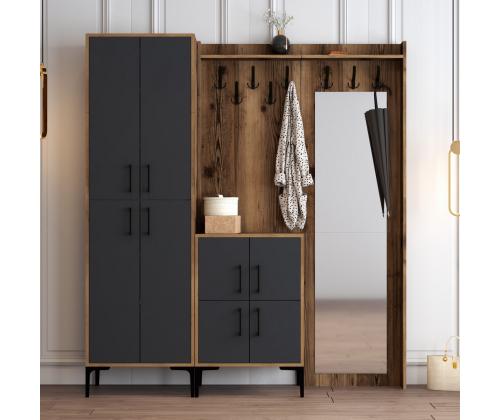 Berlin ABC - Walnut, Anthracite