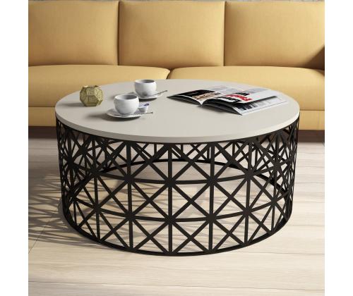 Kohvilaud Selin Metal Ferforje - Cream