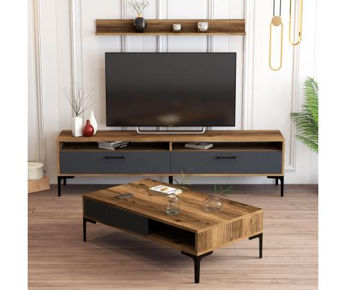 Istanbul - Walnut, Anthracite