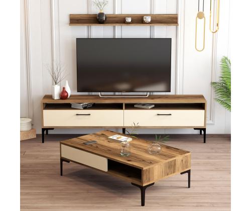 Istanbul - Walnut, Cream