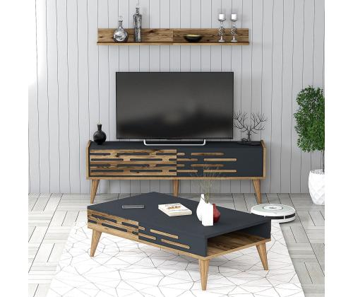 Valensiya 140 - Walnut, Anthracite