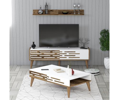 Valensiya 140 - Walnut, White