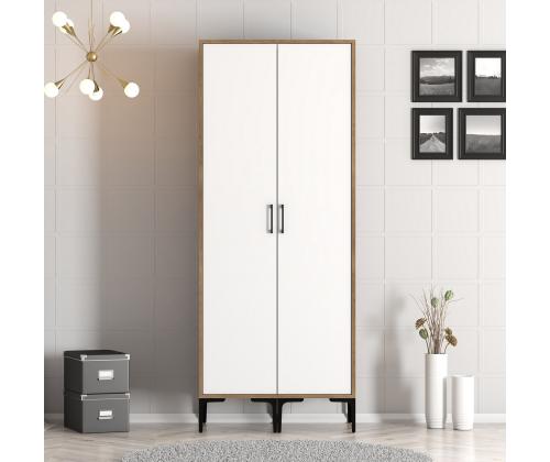 Kumsal SS - Walnut, White