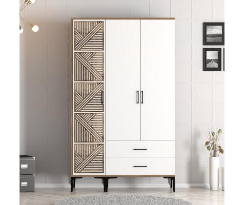 Kumsal PT - Walnut, White