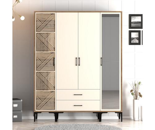 Kumsal PTR - Walnut, Cream