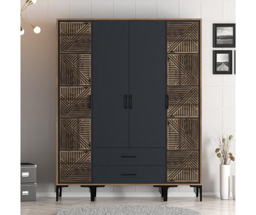 Kumsal PTP - Walnut, Anthracite