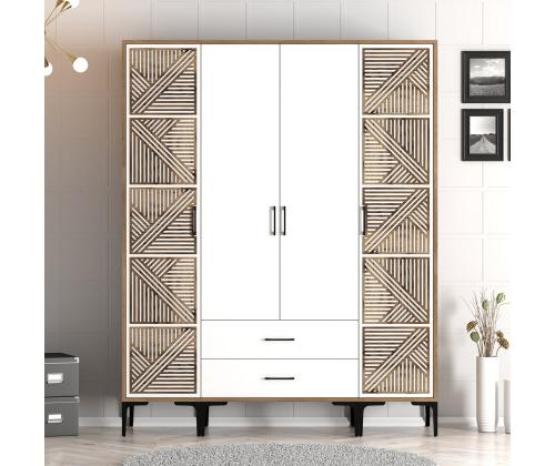 Kumsal PTP - Walnut, White