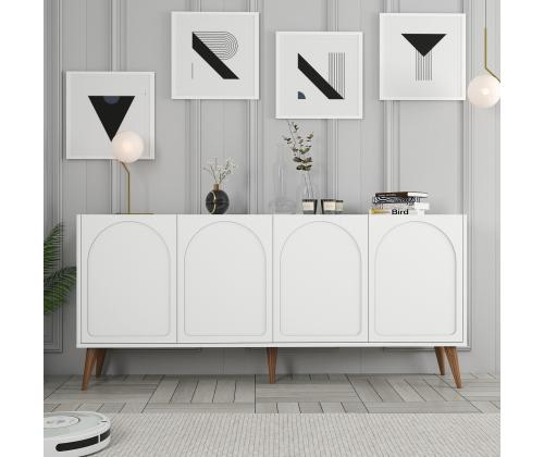 Lyon 81 - White, Walnut