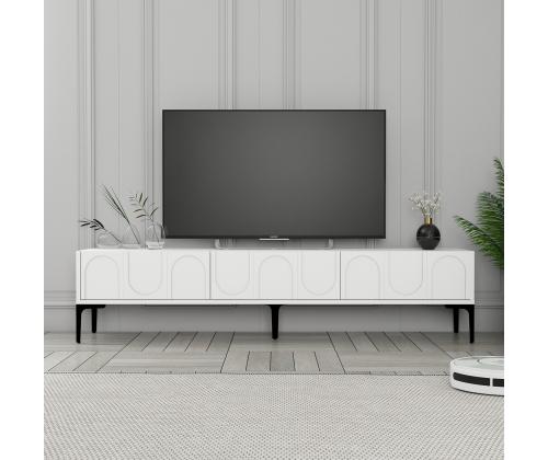 TV laud Lyon 42 - White, Black