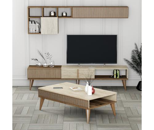 Milan - Walnut, Travertine