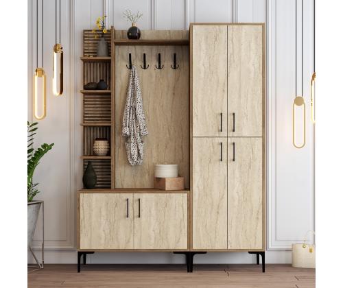 Viyana Da - Walnut, Travertine