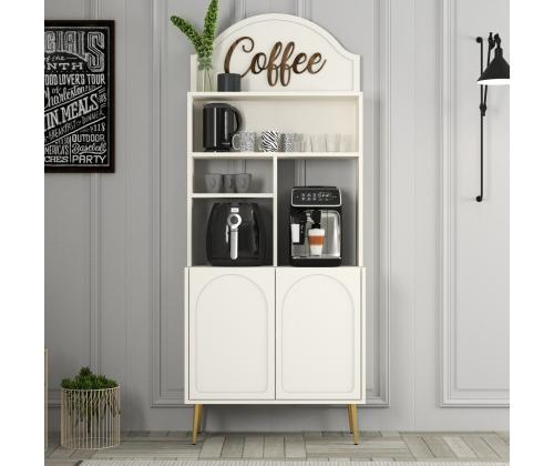 Kohvilaud Lyon 80 - Cream, Gold