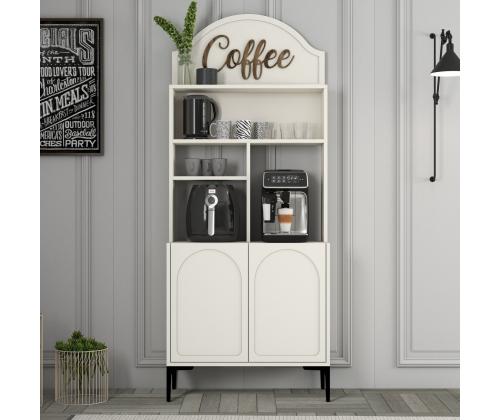 Kohvilaud Lyon 80 - Cream, Black