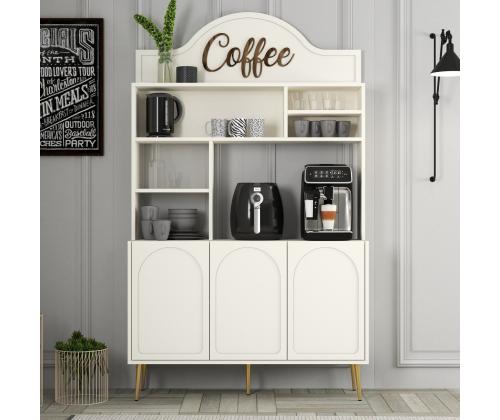 Kohvilaud Lyon 120 - Cream, Gold