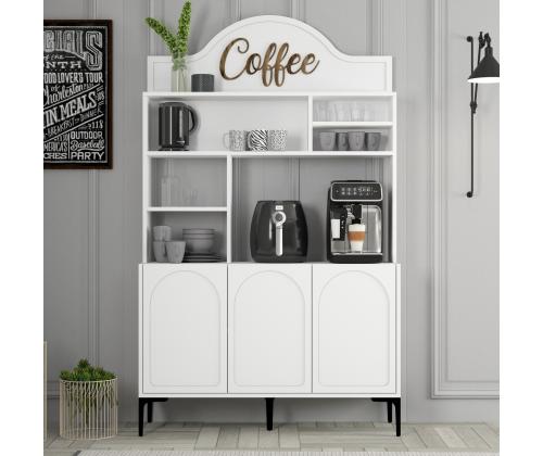 Kohvilaud Lyon 120 - White, Black