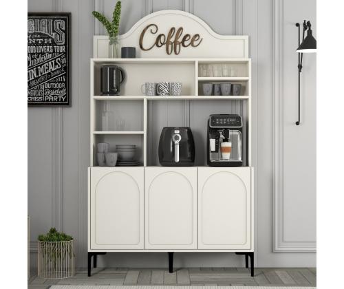 Kohvilaud Lyon 120 - Cream, Black