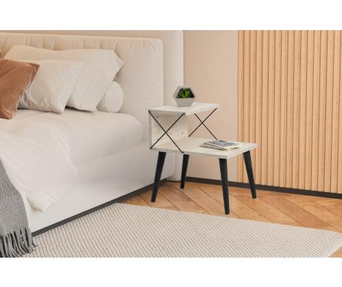 Cross - Black, Travertine