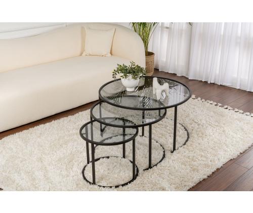 Kohvilaud Aurum - 80, 60, 42 - Black, Grey