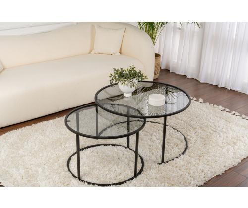 Kohvilaud Aurum - 80, 60 - Black, Grey