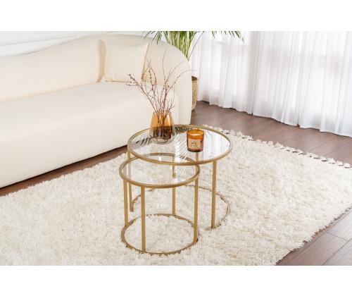 Kohvilaud Aurum - 60, 42 - Gold, Transparent