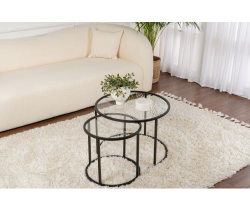 Kohvilaud Aurum - 60, 42 - Black, Transparent