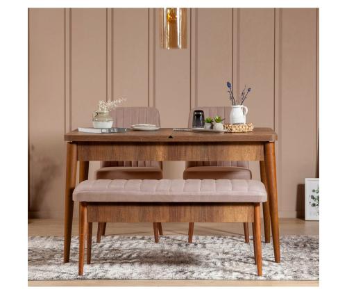 Mööblikomplekt toolid Vina 0900 - Walnut Stone