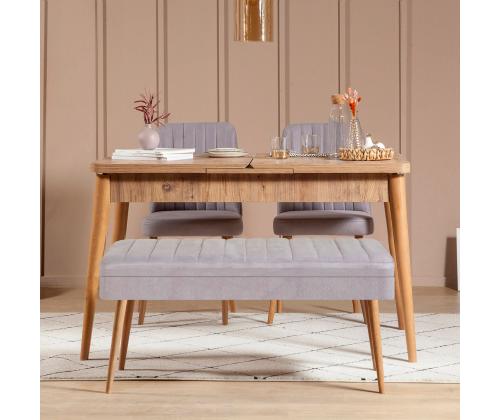 Mööblikomplekt toolid Vina 0701 - 3 - Atlantic, Grey