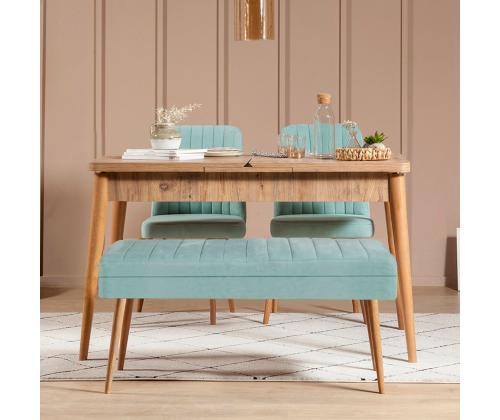 Mööblikomplekt toolid Vina 0701 - 3 - Atlantic, Green