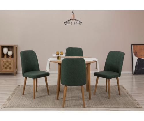 Mööblikomplekt toolid Vina 1070 - Atlantic Pine, Green