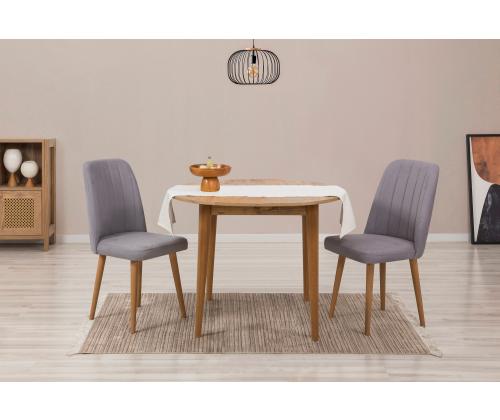 Mööblikomplekt toolid Vina 0701 - Atlantic Pine, Grey