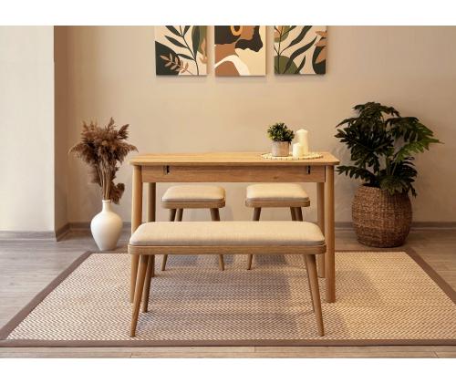 Mööblikomplekt toolid Vina Mini 04 1005 - Oak, Cream
