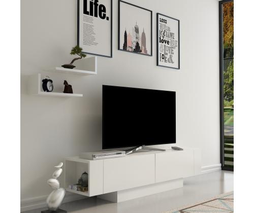TV laud Matera - White, White