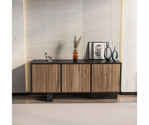 Monaco - Black, Light Walnut