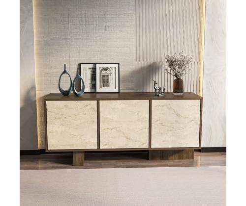 Monaco - Walnut, Travertine