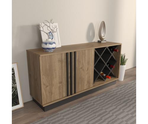 Luna - Walnut, Black