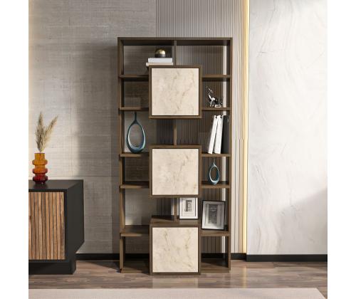 Monaco - Walnut, Travertine