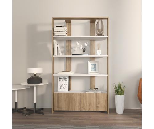 Elena - White, Walnut