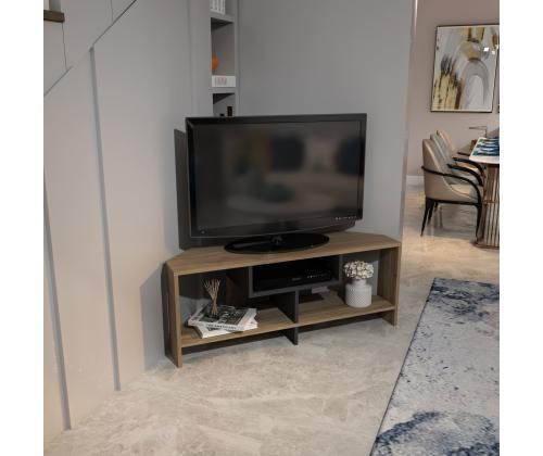 TV laud Maldiv - Walnut, White