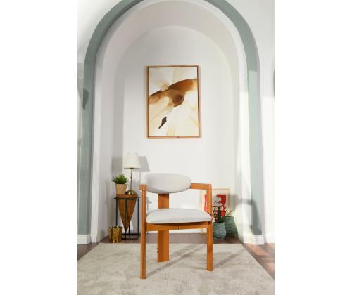 Mööblikomplekt toolid Cheri - Cream, Oak