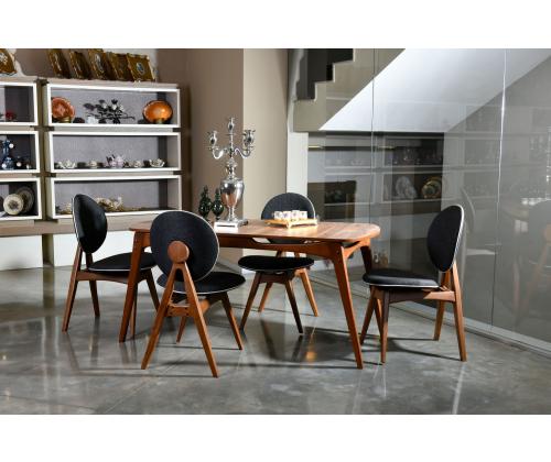 Mööblikomplekt toolid Touch Wooden - Anthracite