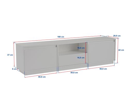 TV laud Vanguard - Travertine