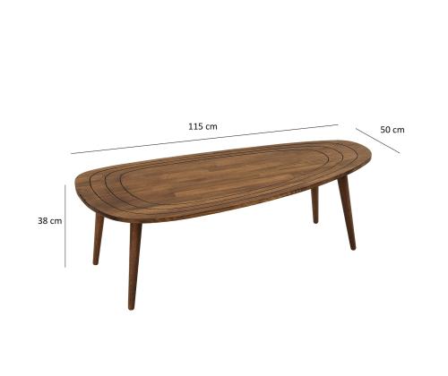 Kohvilaud Sweet - Walnut