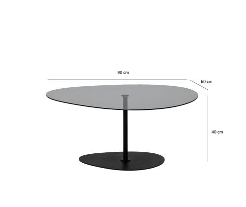 Kohvilaud Porto - Dark Grey, Black