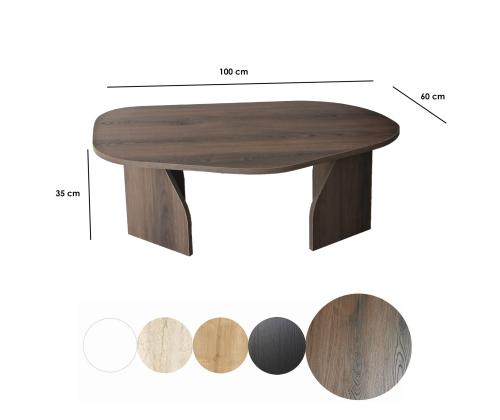 Kohvilaud Rock - Walnut