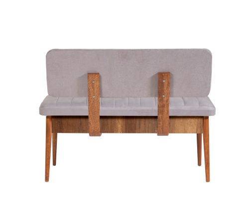 Mööblikomplekt toolid Vina Walnut Soho Grey